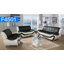 76.5' ' faux leather minimalist sofa-114247611
