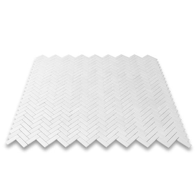 13" x 12" Marble Mosaic Sheet Subway Wall & Floor Tile