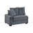 Mackenzie 91"W Light Gray Chenille Fabric Reversible Sleeper Sectional With Storage Chaise, Drop-Down Table, Cup Holders And Charging Ports