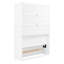 Lit double avec tablette supplémentaire. Optimisez votre décor. Fabriqué et contreplaqué. Assure une configuration confortable des lattes de matelas flexibles. S'adapte facilement jusqu'à 6 po. Outils d'assemblage fournis-245938939