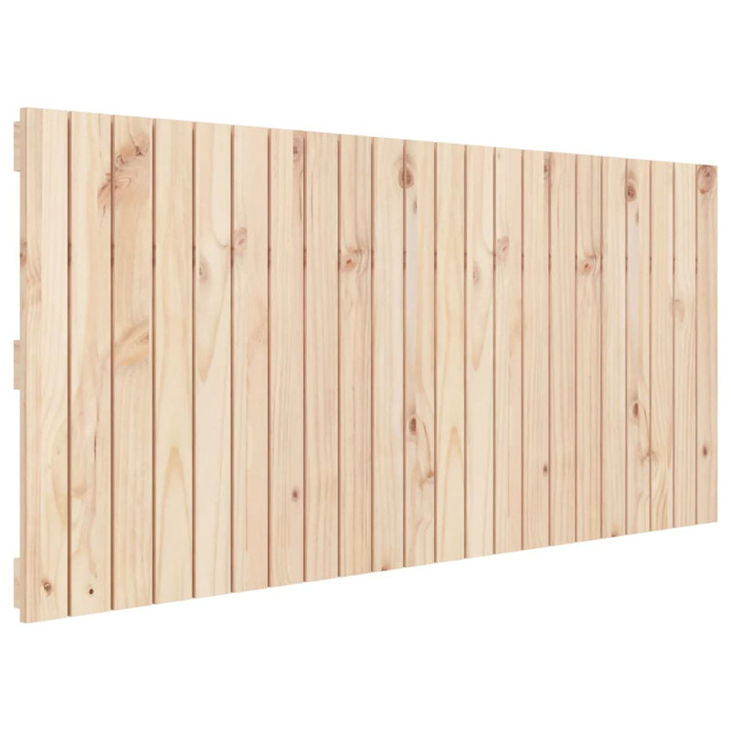 Wall Headboard Solid Wood Pine, 60cm H x 140cm W x 3cm D