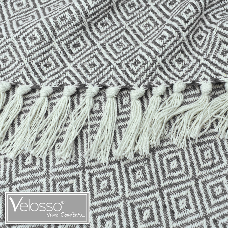 Dooling Throw Blanket, Grey