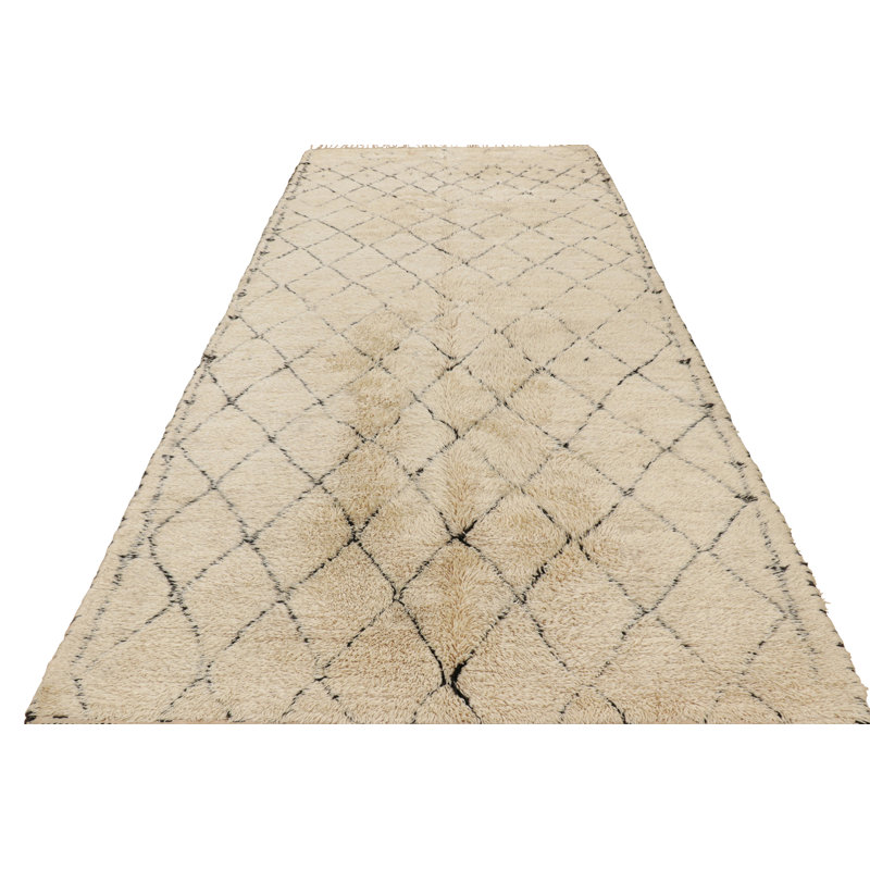One-of-a-Kind 6'7”x14' Hand Knotted Area Rug
