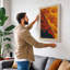 Autumn Maple Glory Botanical - Wrapped Canvas-501580606-501580605