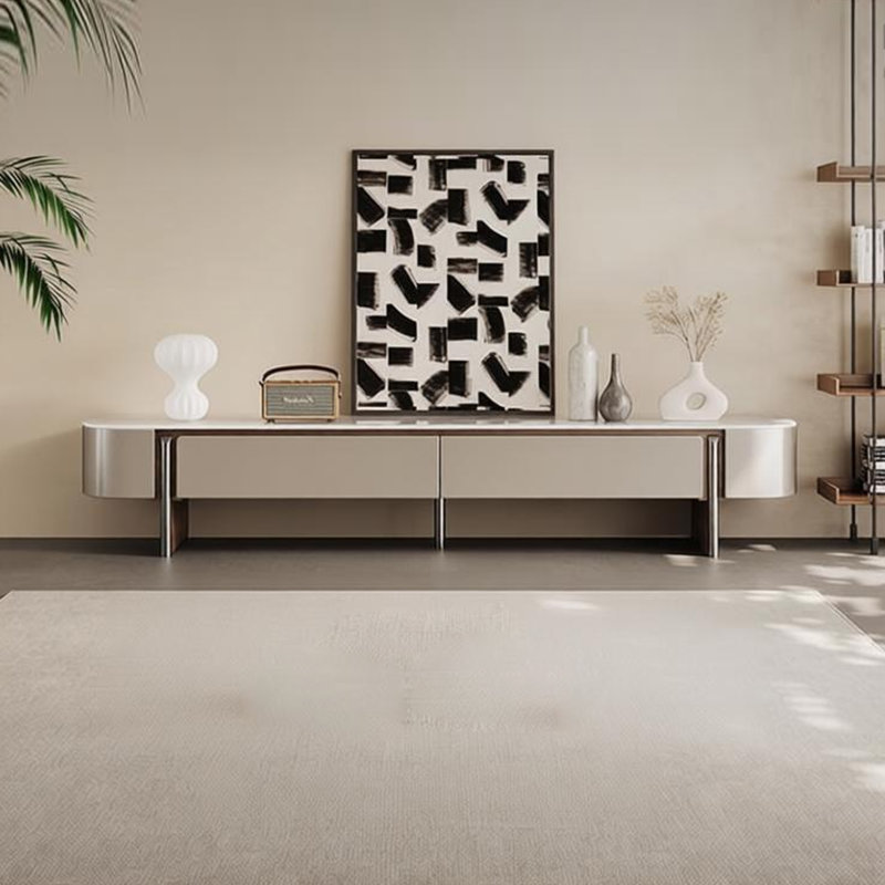 Meuble télé minimaliste de style moderne avec rangement