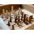 Rustic Chess and Checkers Table with Removable Glass Top