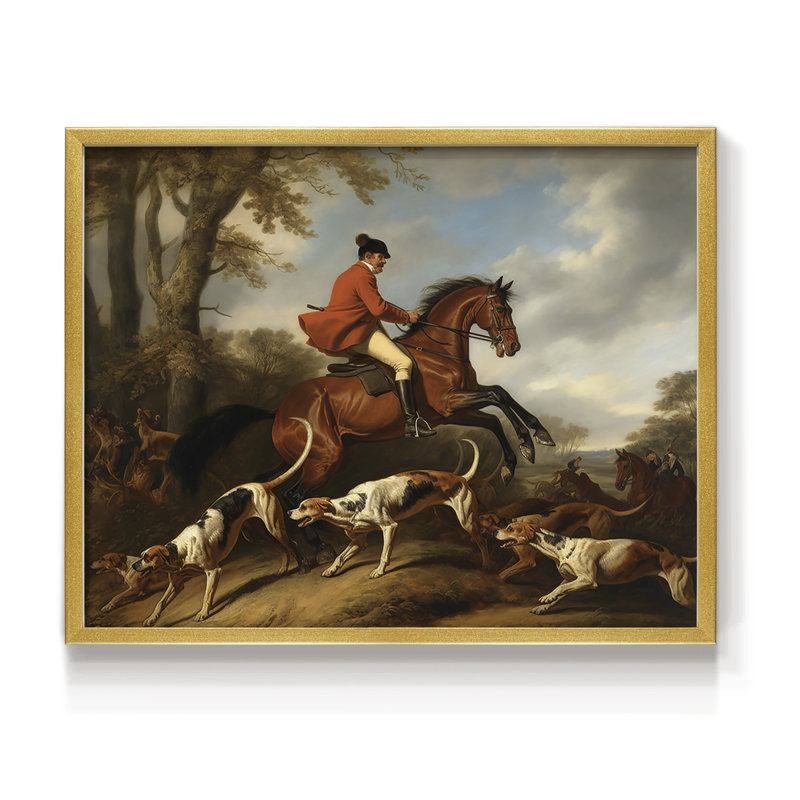 Faune - Lxxxix - Reproduction encadrée - Restickable, H 8 po x l 10 po, Or