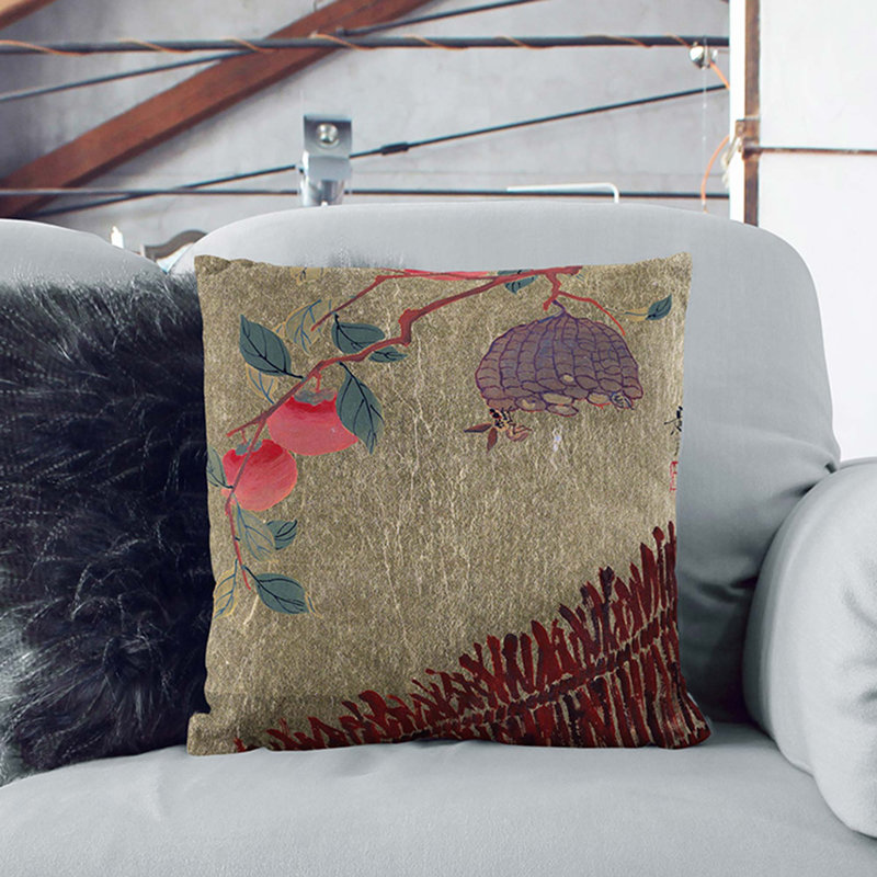 Square Cushion, 40cm H x 40cm W x 15cm D, Stone