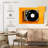 Abarca Retro Yellow Record Player-107724168