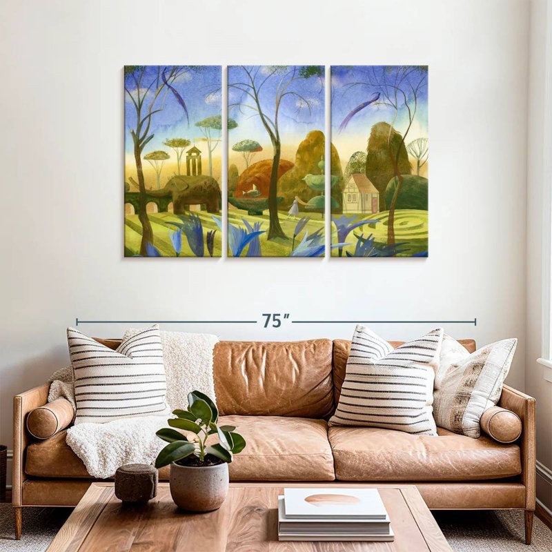 Senne The Magic Garden, 36" H x 57" W
