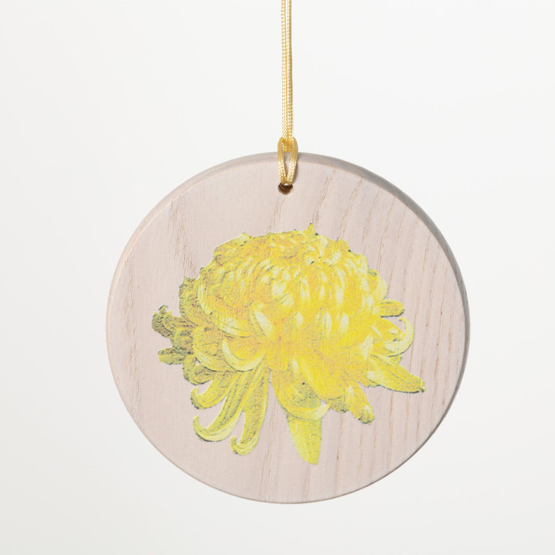 Carillon floral - maman jaune
