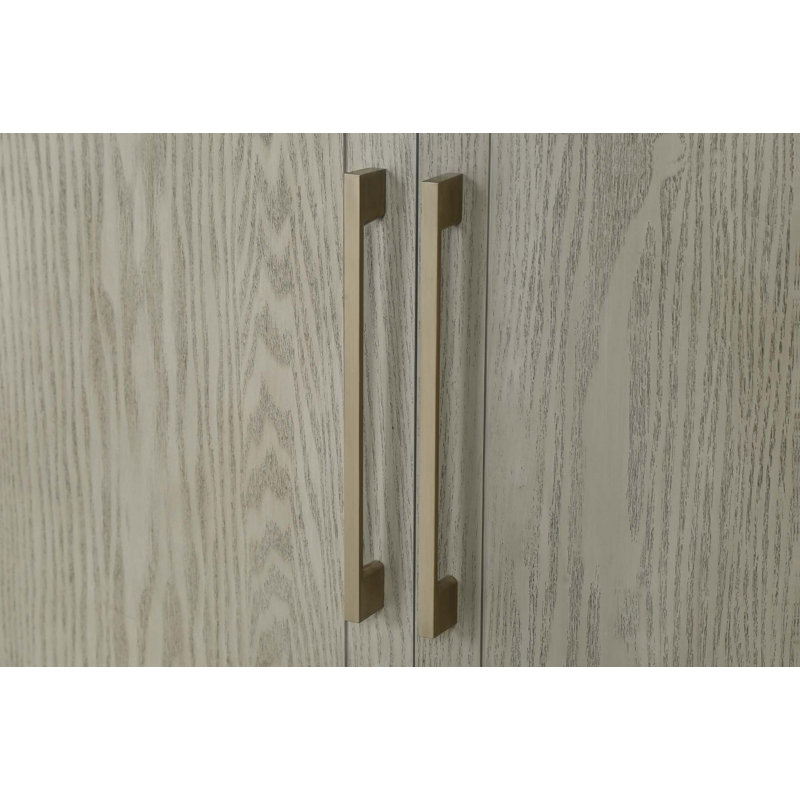 Éléments de conception arrondis de 60 po sur tout le buffet, y compris le plateau de table