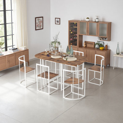 Ensemble de table de salle à manger 7 pièces Modern