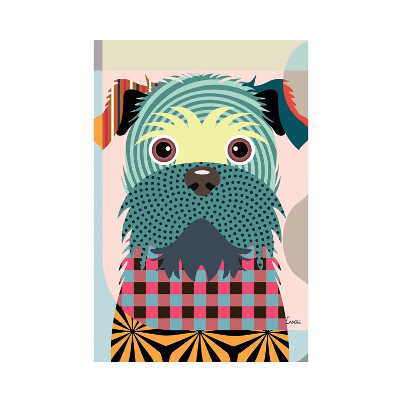 Brussels Griffon by Lanre Studio - Wrapped Canvas Gallery-Wrapped Canvas Giclée, 20.32 cm H x 30.48 cm W