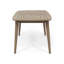 Table de salle à manger d'extérieur extensible en bois d'acacia