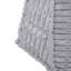 Cotton Grey Rectangular Backrest Back Cushion-1920323