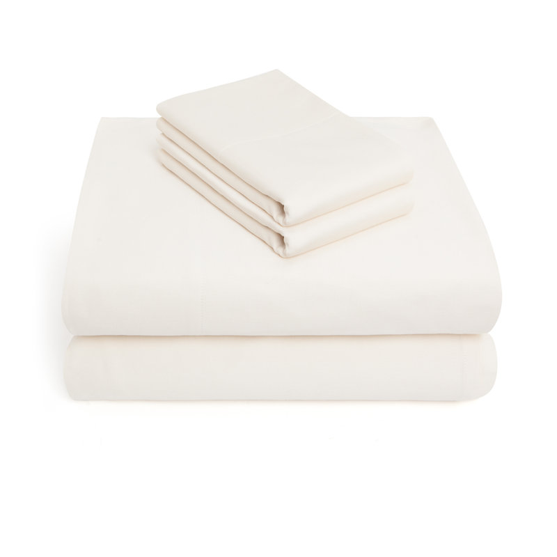 Sateen Sheet Set, King, Sky Blue