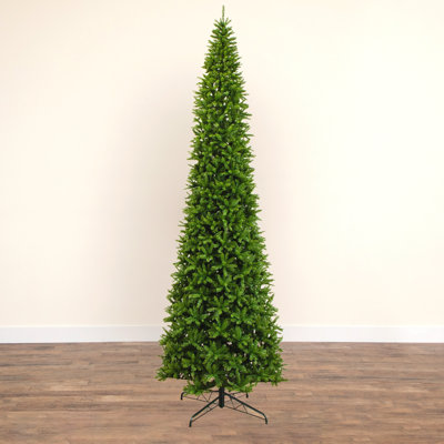 Artificial Slim Green Mountain Pine Christmas Tree