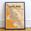 « oakland city map », reproduction d’impression sur affiche-31734292