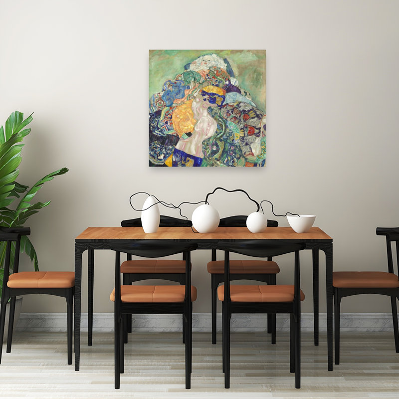 Bébé, 1917-18, estampe d'art mural abstrait contemporain, H 32 po x l 32 po