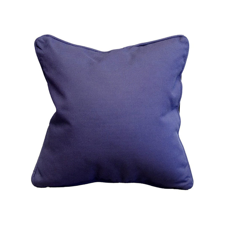 Coussin décoratif d'extérieur 20 x 20 po East Green, Marine, Carré 20 po