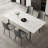 Demi-Mae 70.8'' Dining Table for 4 to 8 - High Hardness,Smudge Resistance,Fireproof,High Temperature Resistance - New Sintered Stone Material Rectangle Dining Table-660475211-660004085