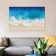 'Aqua Ocean Waves From Above' by Maggie Olsen Graphic Art Print on Wrapped Canvas