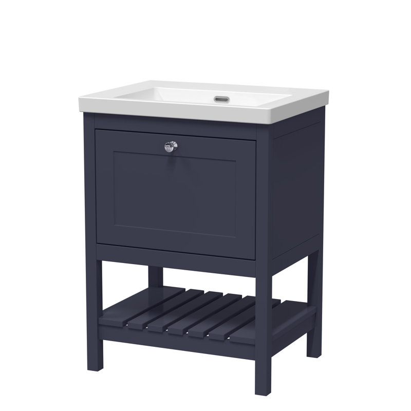 Bexley Bathroom Vanity, Indigo Blue, 61.3cm W