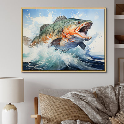 Pêche, rêves sur toile