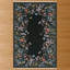 Chemin de table floral foncé