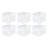 Sterilite Stackable Plastic Storage Open Crate Bin Organizer Box, White