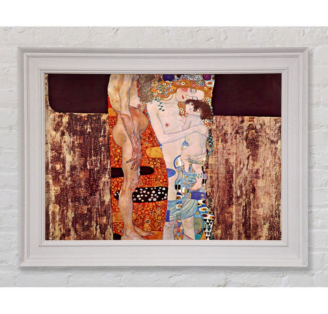 Klimt Three Ages Of A Woman - Einzelner Bilderrahmen Kunstdrucke