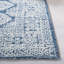 Tapis oriental en laine / coton touffeté à la main Metro en bleu / gris-82632365