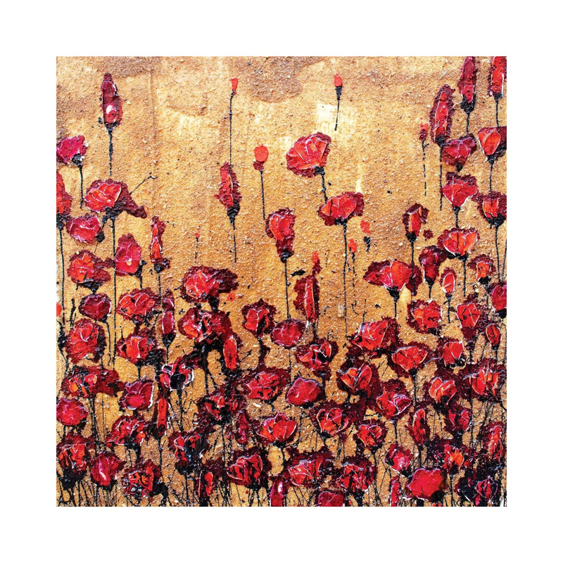 Lovely Summer by Donatella Marraoni - Painting on Canvas, 30.48 cm H x 30.48 cm W, Wrapped Canvas
