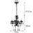 Jenifry 4 - Light Dimmable Empire Chandelier-876500539-876500540