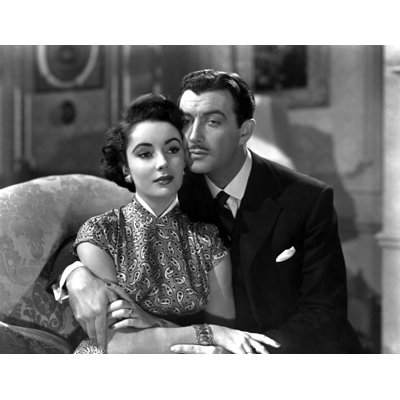 Robert Taylor Embracing to Elizabeth Taylor  Unframed Photograph