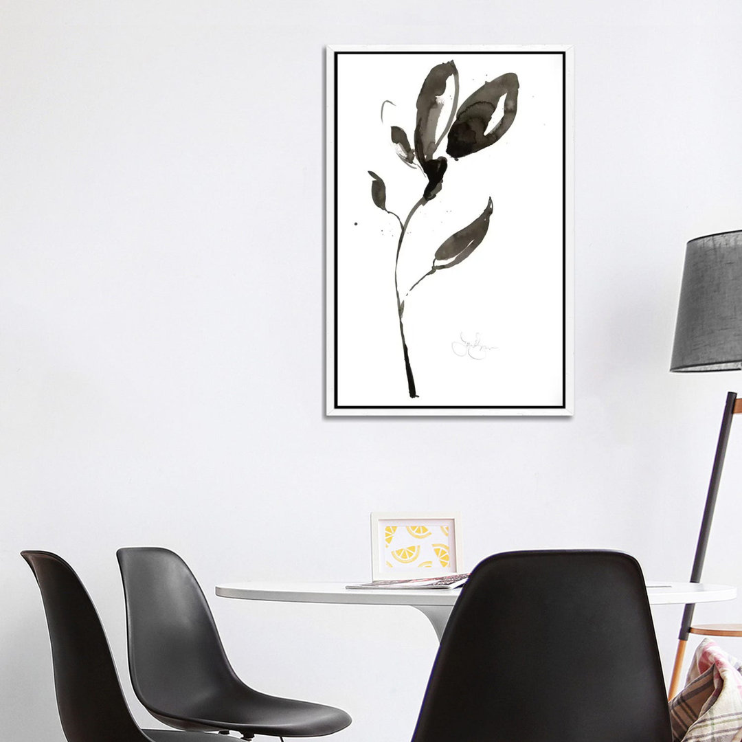 Solitary Sumi-e I von Jennifer Goldberger - Galerie-Giclée auf Leinwand