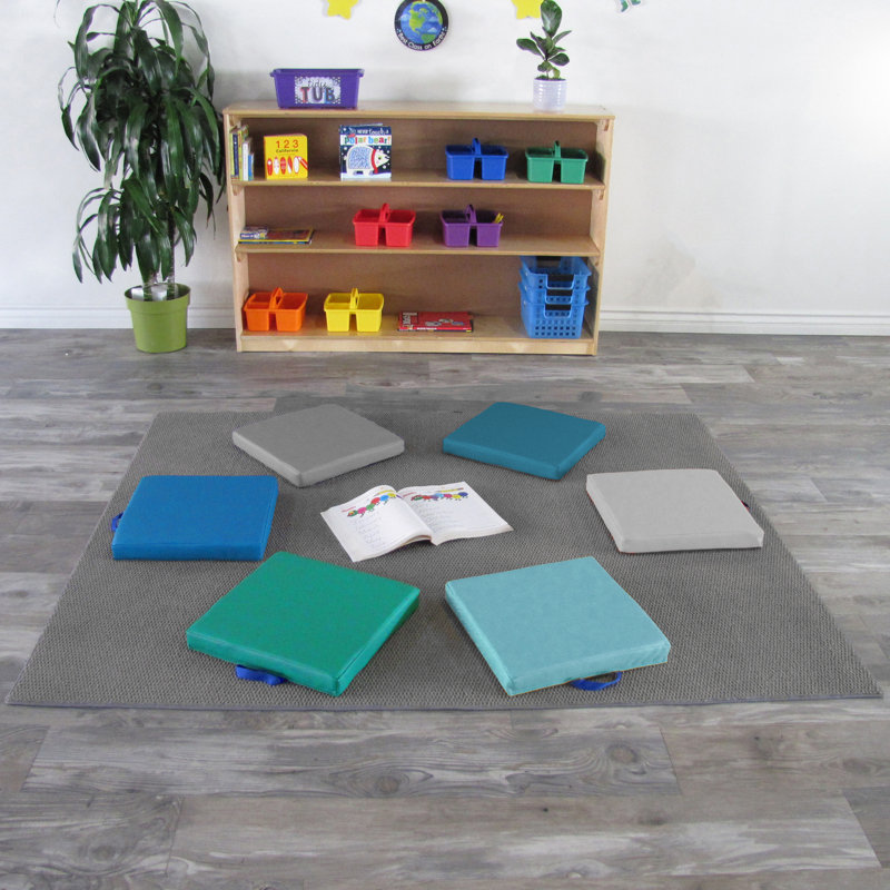 Coussins de plancher carrés 15 po SoftScape, Contemporain