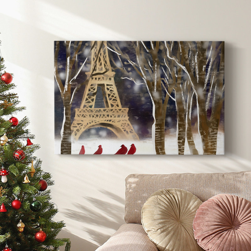 Christmas Holiday Arts - Toile tendue avec châssis, H 18 po x l 27 po