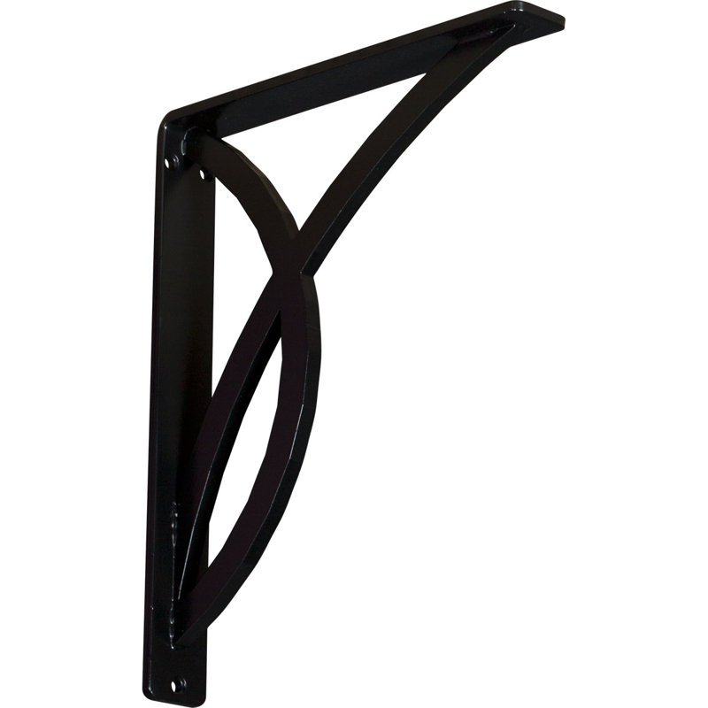 Support en fer forgé Miller, 1,5 po x 12 po
