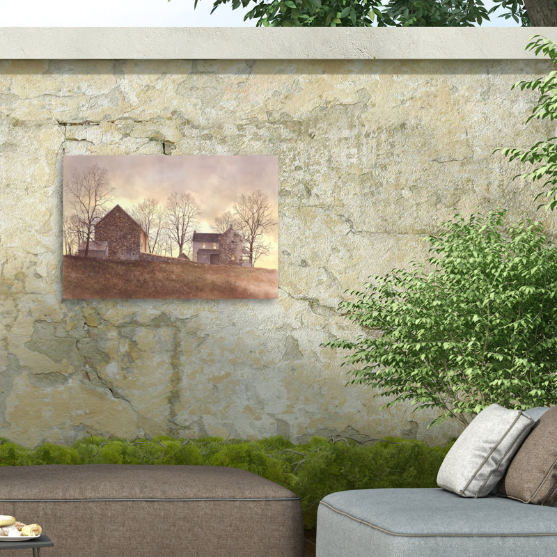 Toile d'extérieur Ray Hendershot A GOLDEN MATIN, H 16 po x l 24 po