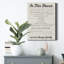 «In This House», reproduction d'art textuel sur toile tendue-367617582