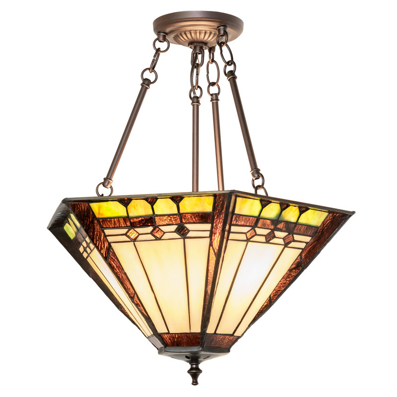 Shohaib Glass Semi Flush Mount
