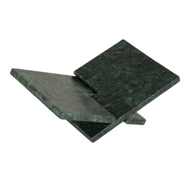 Porte-livre décoratif en marbre Noya, vert sauge