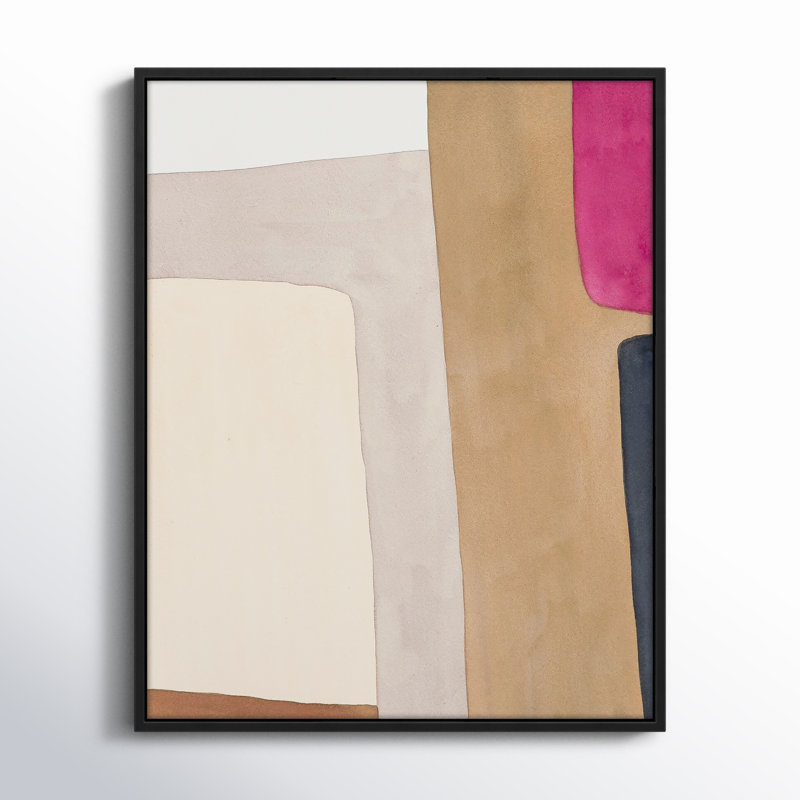 A Highlight Of Fuchsia by Julia Balfour, White Framed Canvas, 30" H x 24" W x 1.4" D