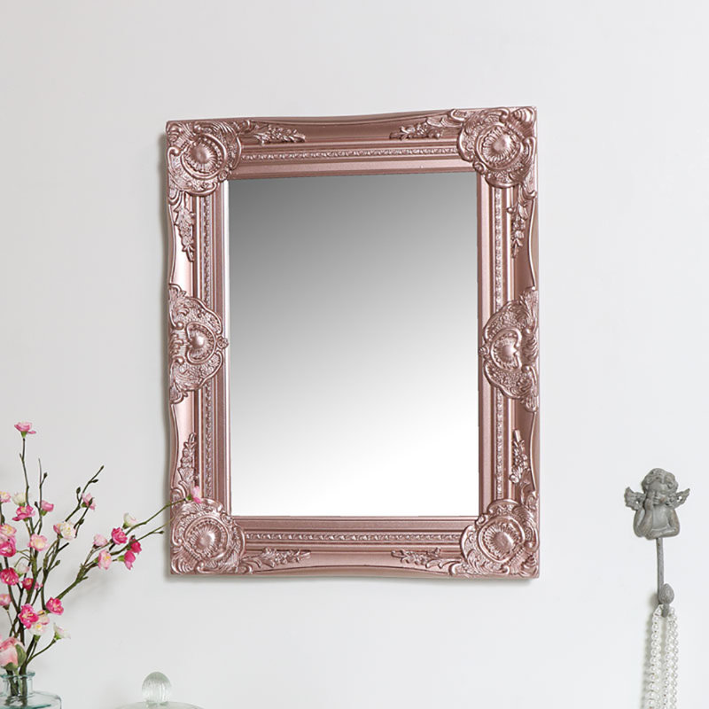 Erlandson Resin Flat Overmantel Mirror