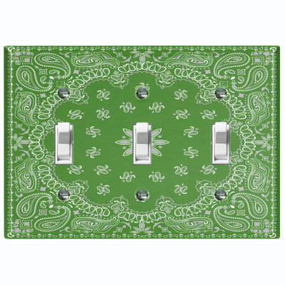 3 - Gang Toggle Light Switch Standard Wall Plate