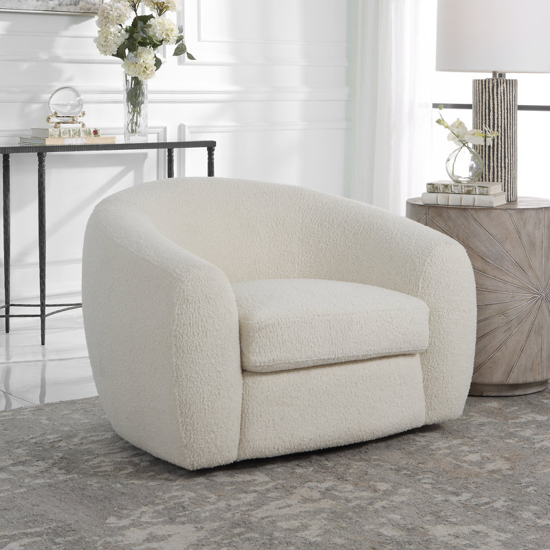Fauteuil pivotant en polyester 43 po Dazion