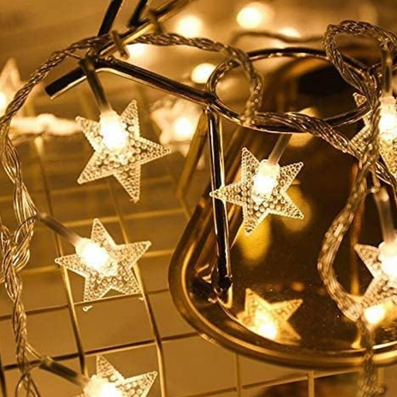 8 Corner Bed Canopy with 100 LED String Lights Unique Style 4 Door Square Canopy(White)