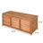 Outdoor 46 Gallon Acacia Wood Storage Deck Box